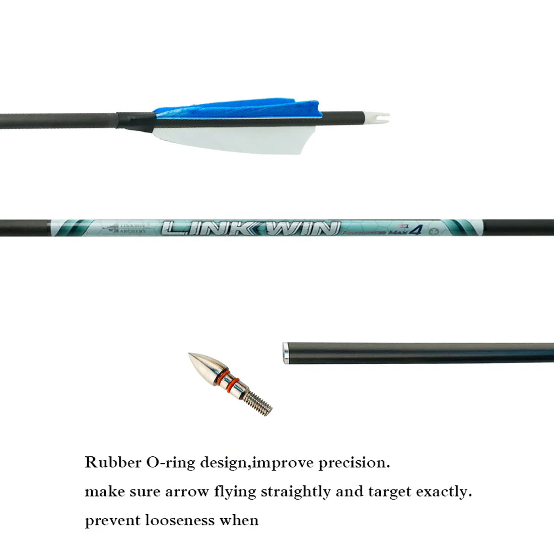 Carbon Komplettpfeil LINK WIN - Asianbows