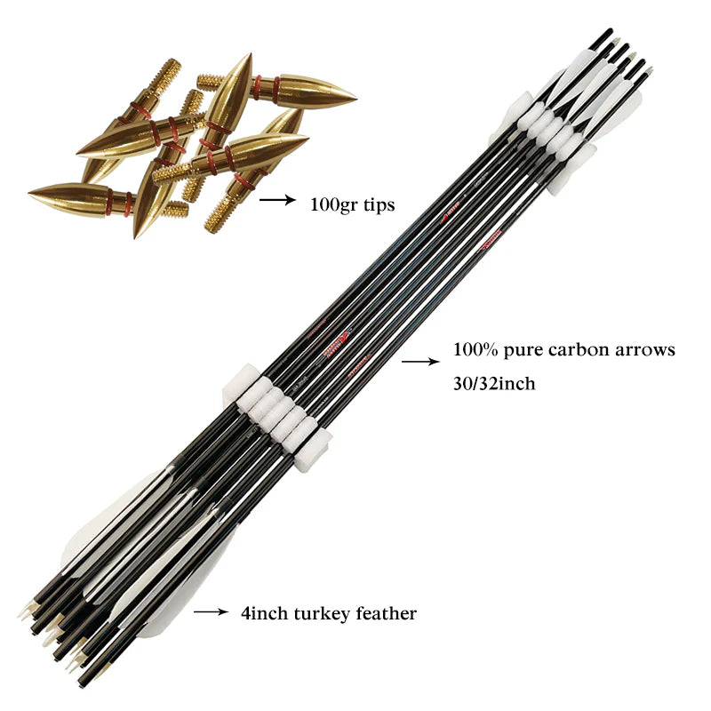 Carbon Komplettpfeil HUNTER - Asianbows