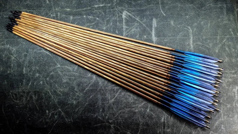 Holzpfeile Blau-Violet - Asianbows