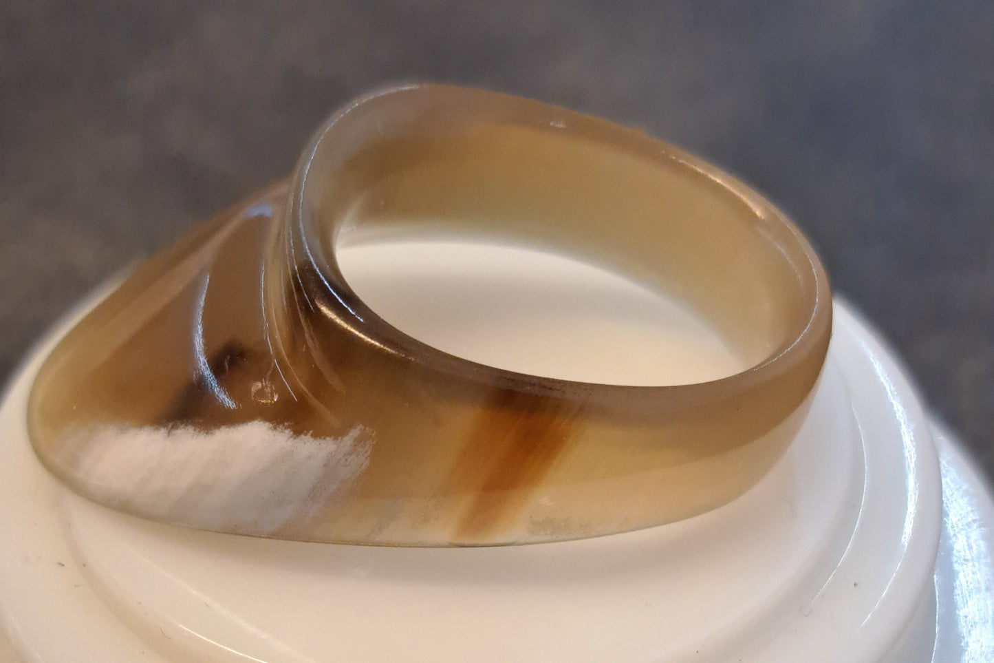 Daumenring aus Büffelhorn