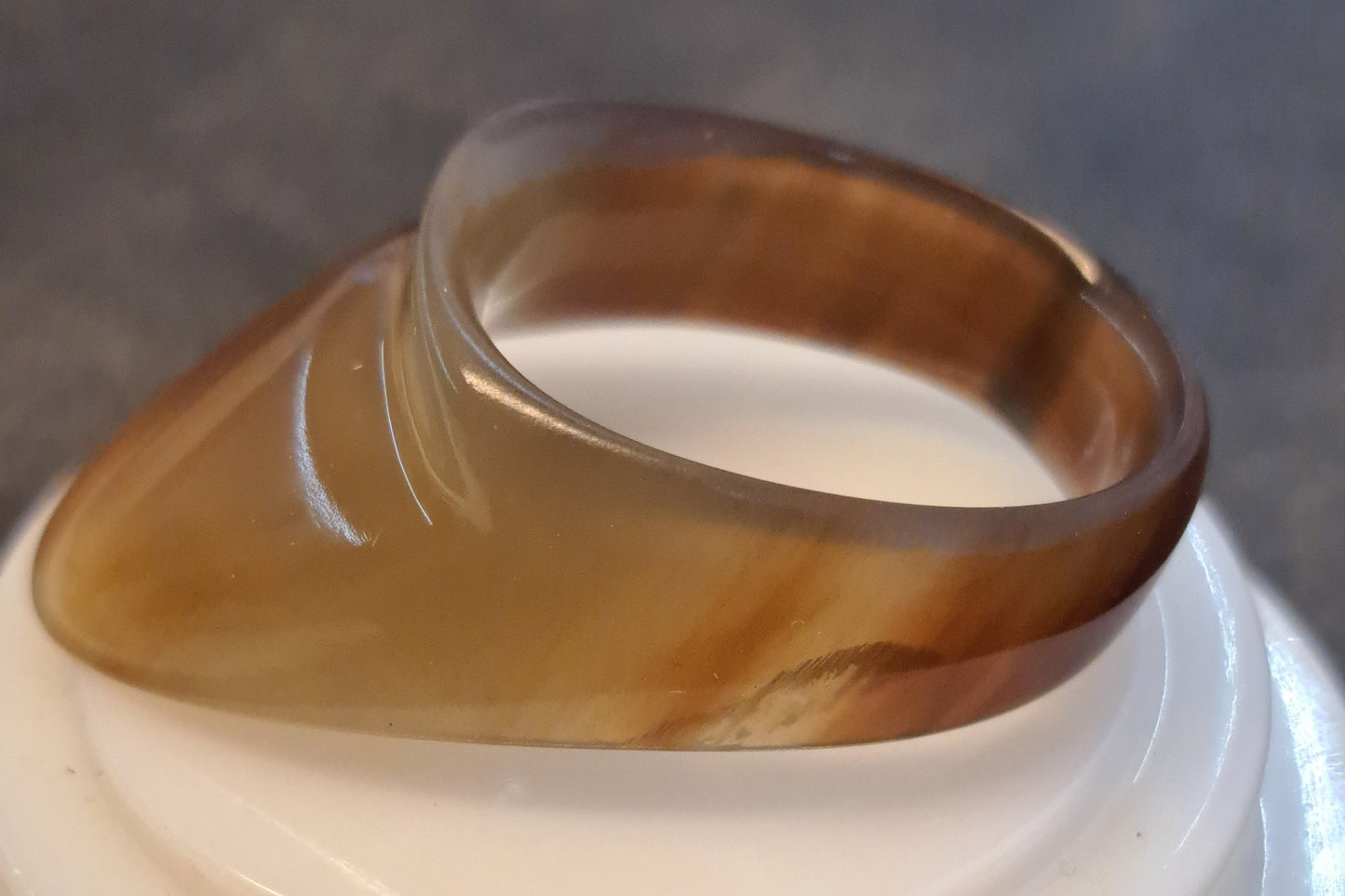 Daumenring aus Büffelhorn