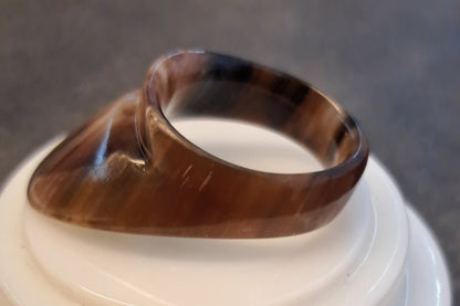 Daumenring aus Büffelhorn