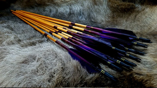 Holzpfeile Violett - Asianbows